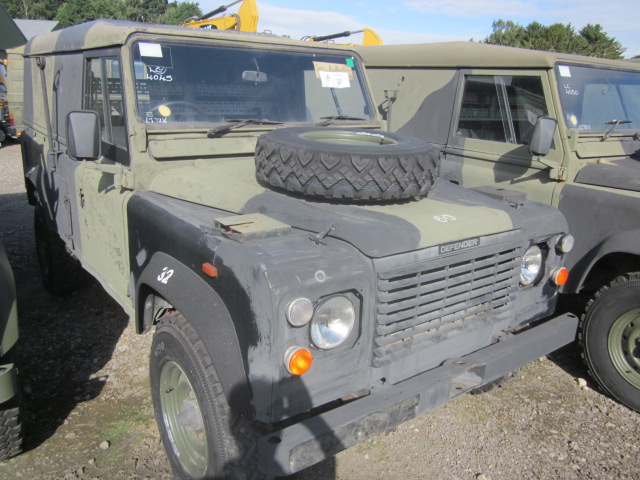 Land Rover Defender 110 2.5L NA Diesel (Hard Top) - Govsales of mod surplus ex army trucks, ex army land rovers and other military vehicles for sale