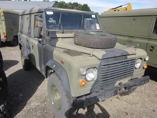 Land Rover Defender 110 2.5L NA Diesel (Hard Top) - Govsales of mod surplus ex army trucks, ex army land rovers and other military vehicles for sale