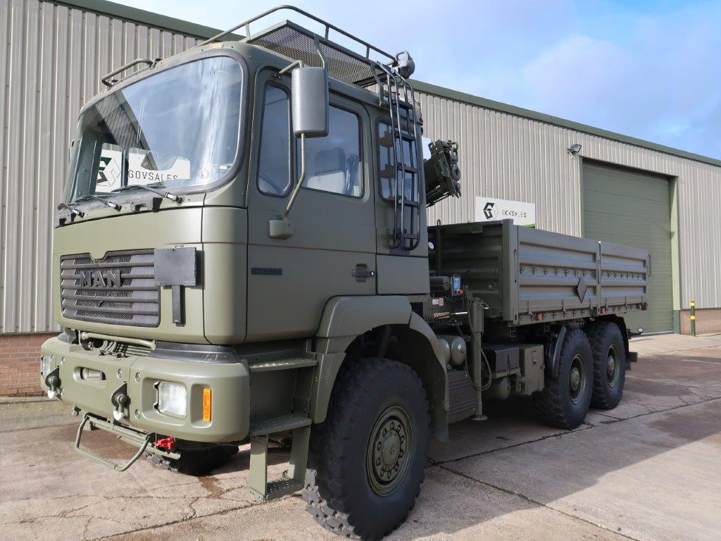 MAN 27.314 6x6 Crane Truck - Govsales of mod surplus ex army trucks, ex army land rovers and other military vehicles for sale