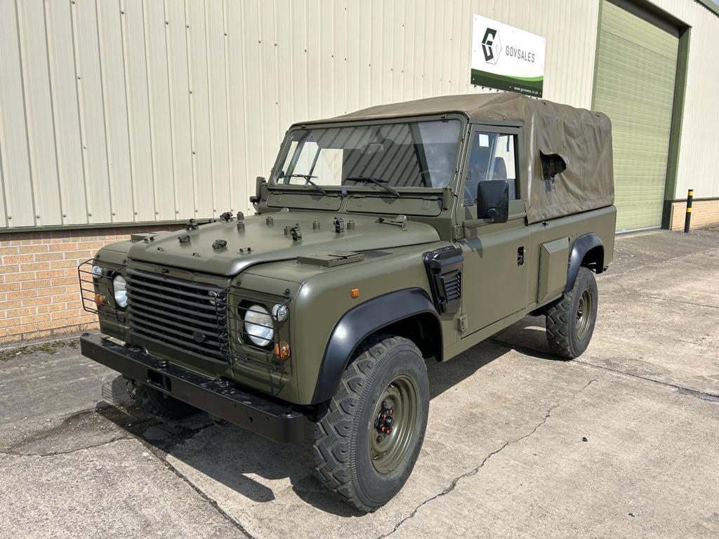 Land Rover Defender 110 Wolf  LHD Soft Top (Remus) - Govsales of mod surplus ex army trucks, ex army land rovers and other military vehicles for sale