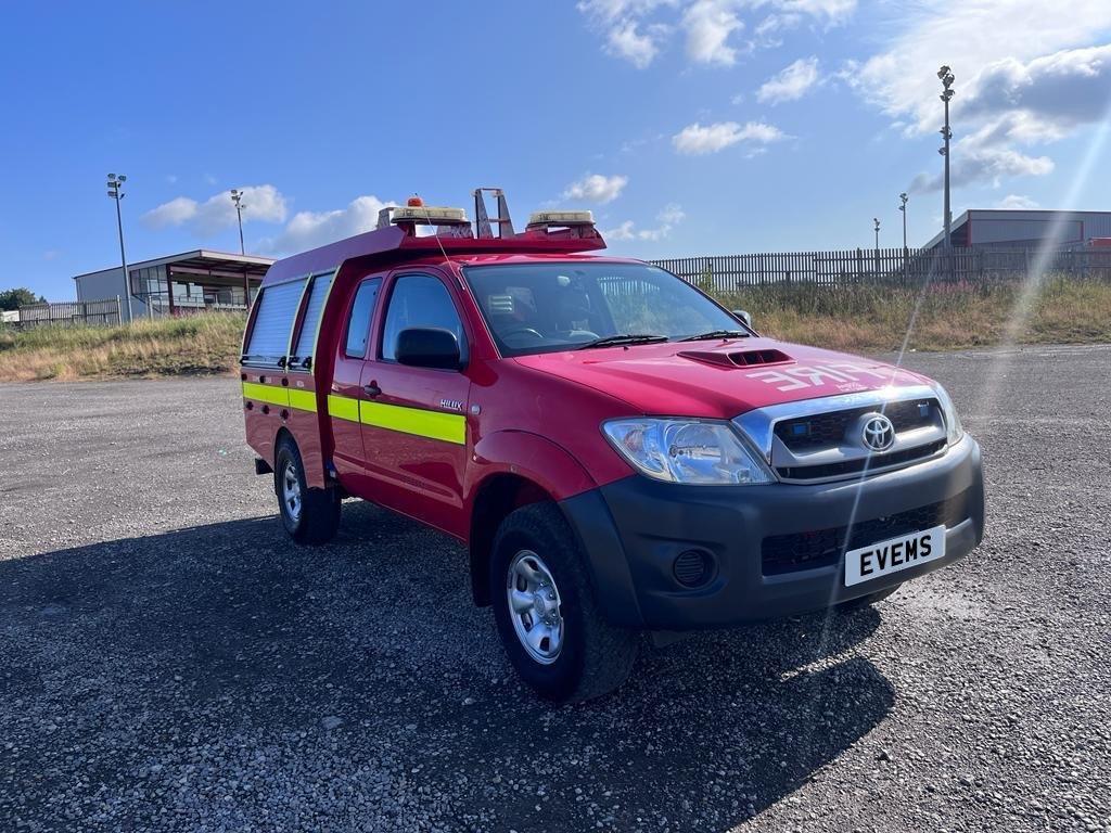 Toyota Hilux RIV Fire Appliance - Govsales of mod surplus ex army trucks, ex army land rovers and other military vehicles for sale